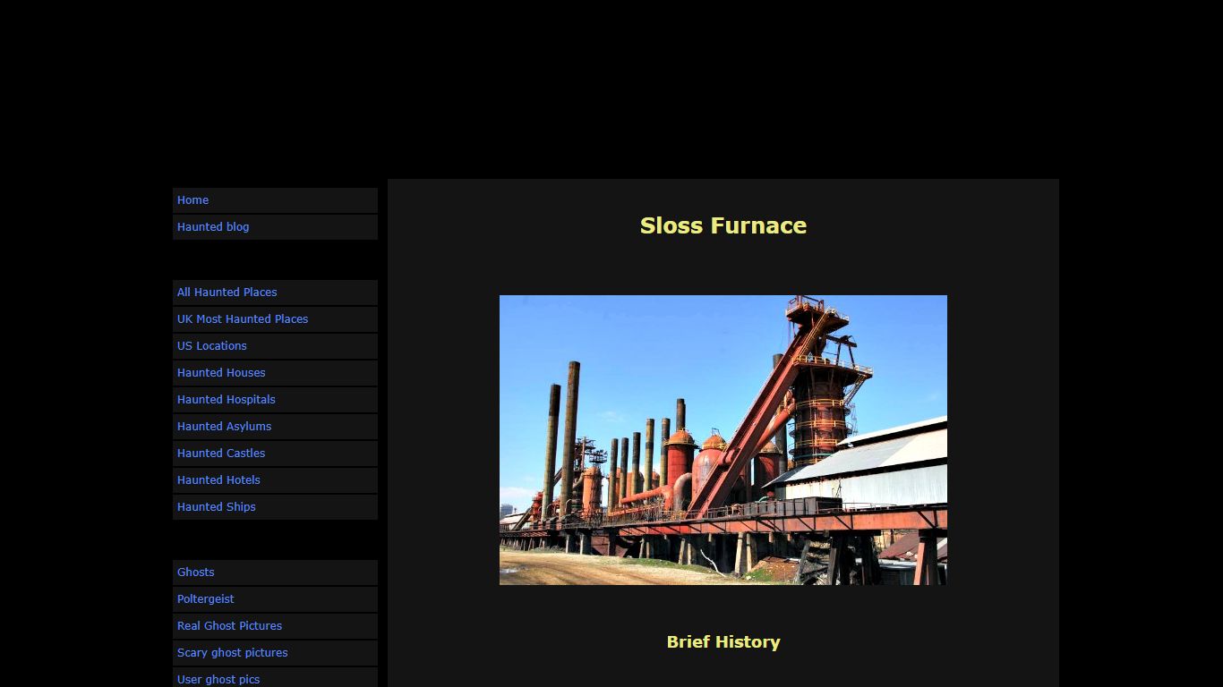 Is Sloss Furnace Haunted?